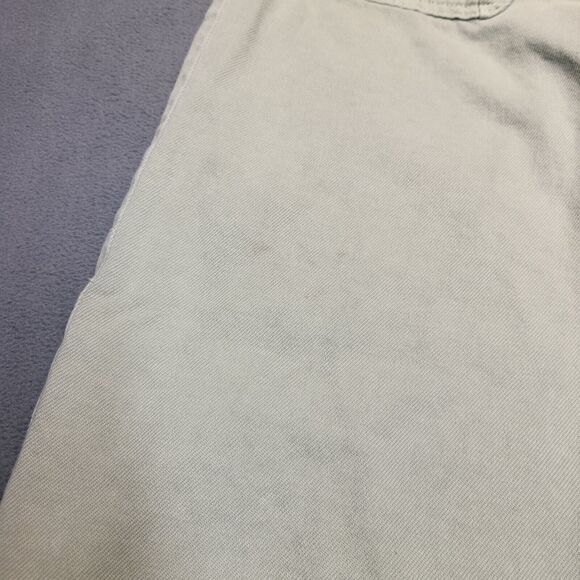 Zara Jeans Womens 4 Green Paper Bag Tapered Leg Denim Distressed - Picture 10 of 12